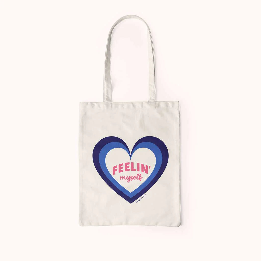 "Feeling Myself" Cotton Tote Bag