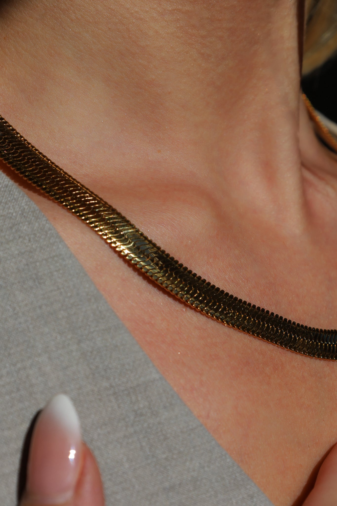 BadGal Herringbone Necklace