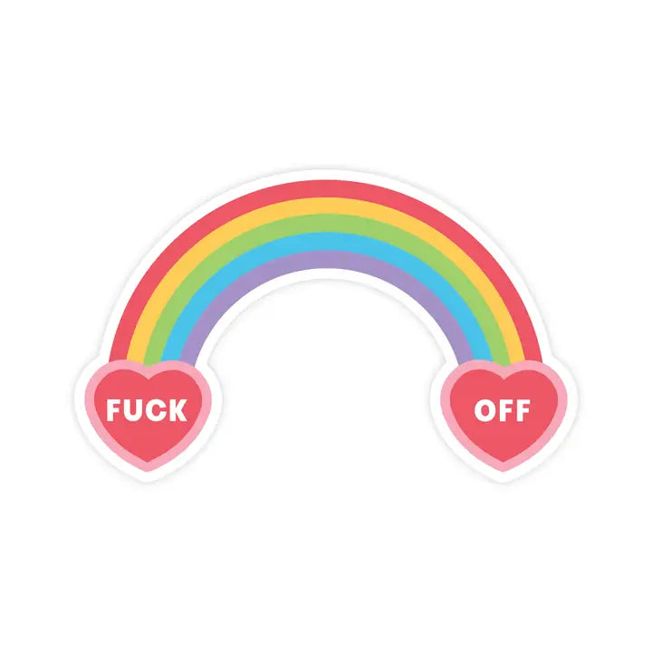 Fuck Off Rainbow | Sticker