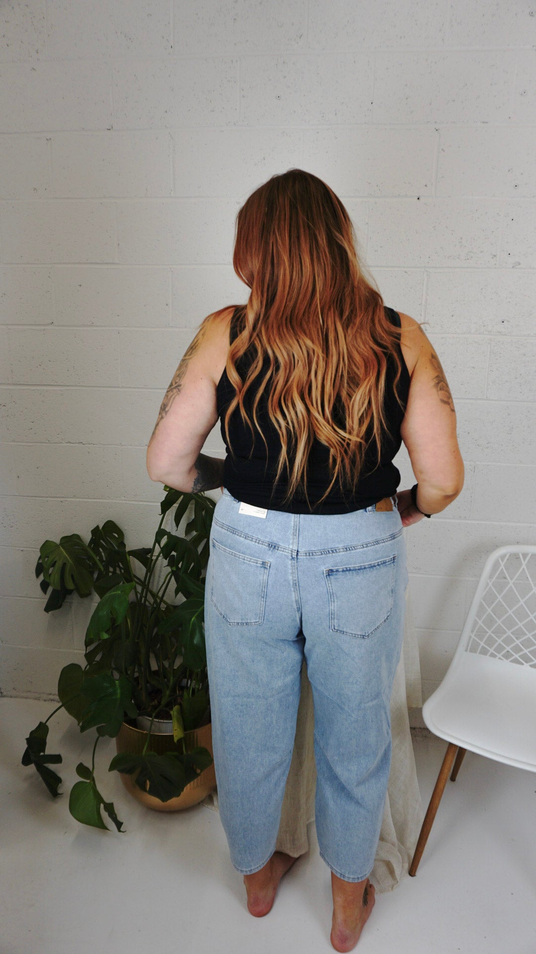 Ninna Cropped Barrel Jeans