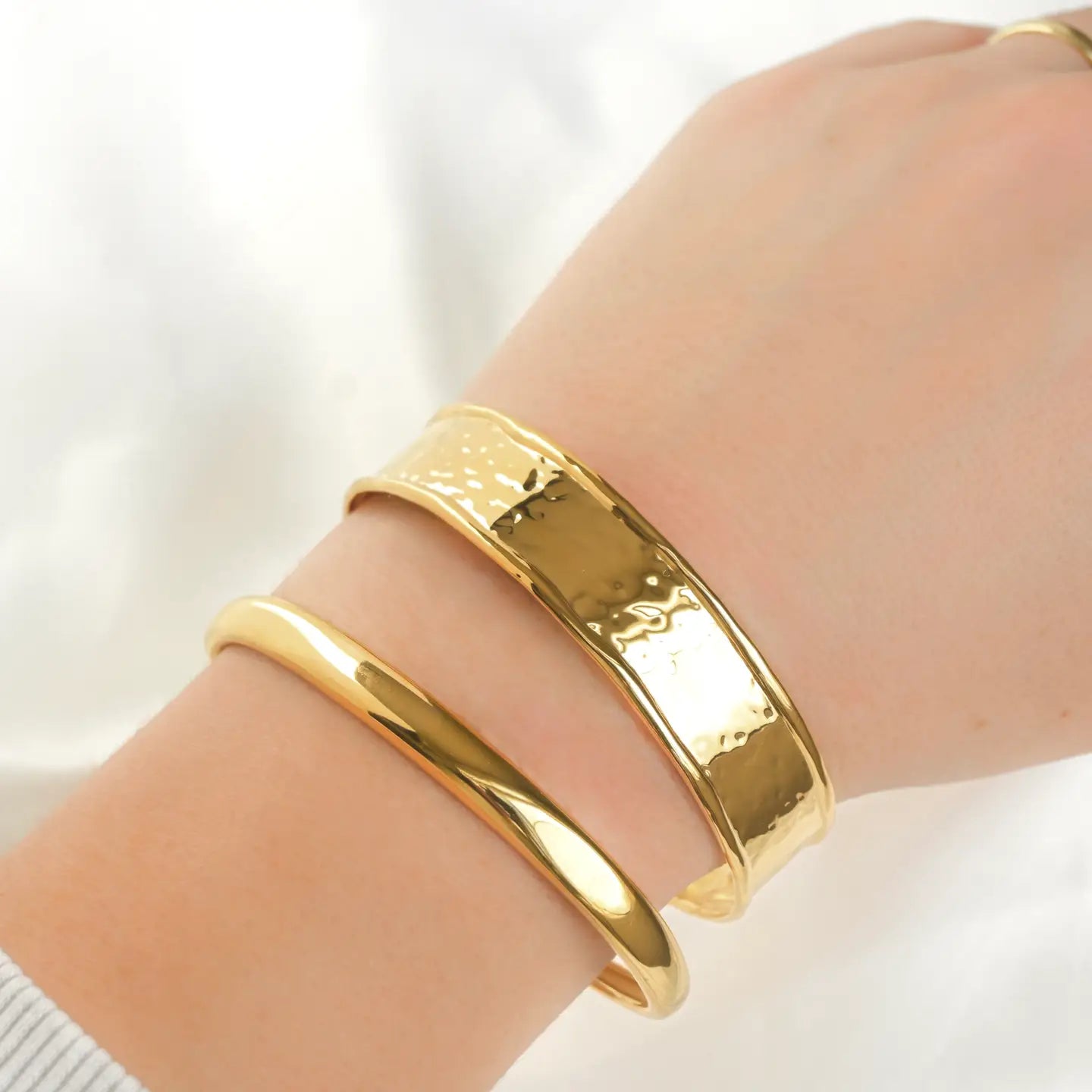 Hammered Cuff Bracelet