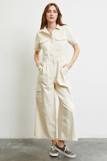 Utility-Inspired Done-in-One Jumpsuit