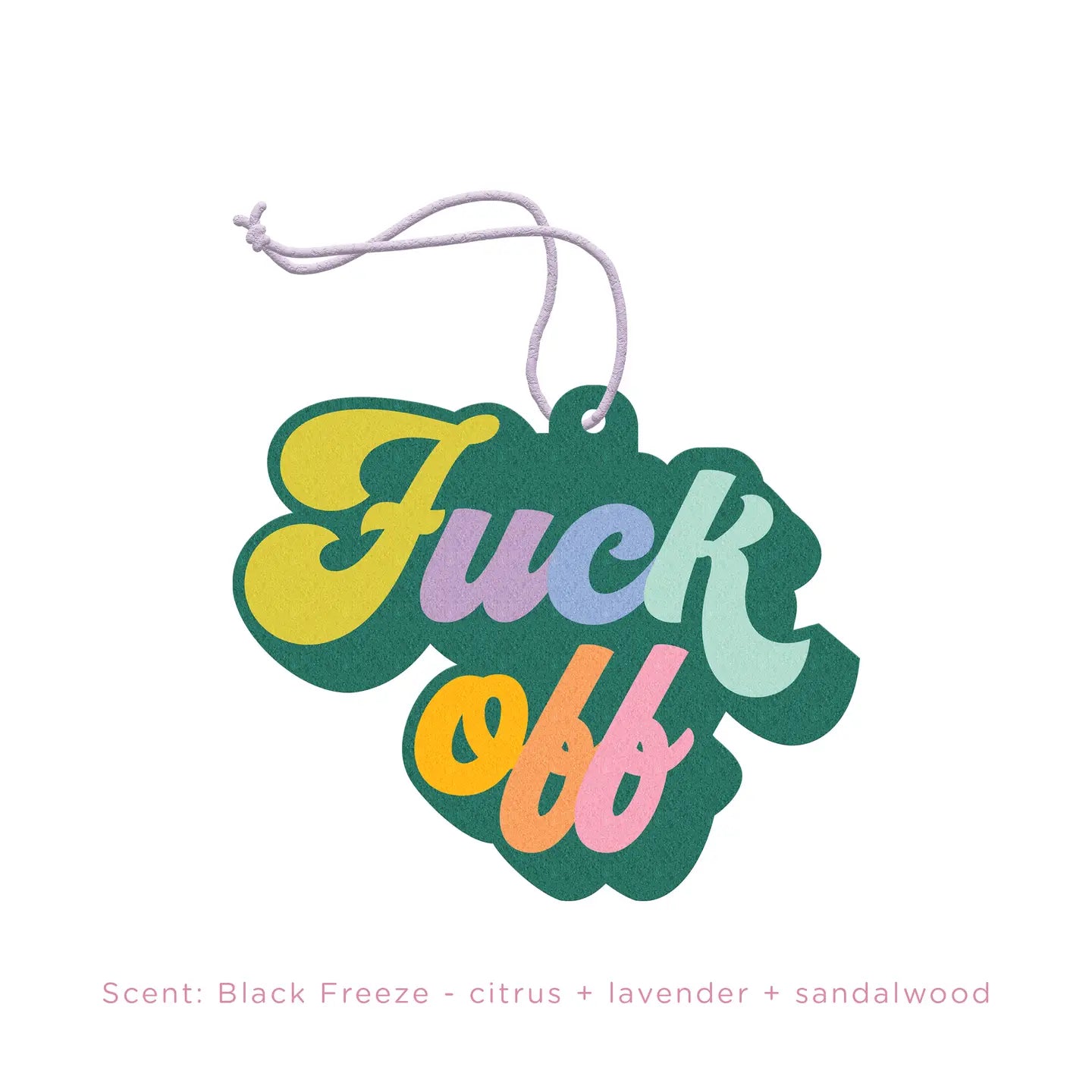 Air Fresheners | Fuck Off - Black Freeze Scent