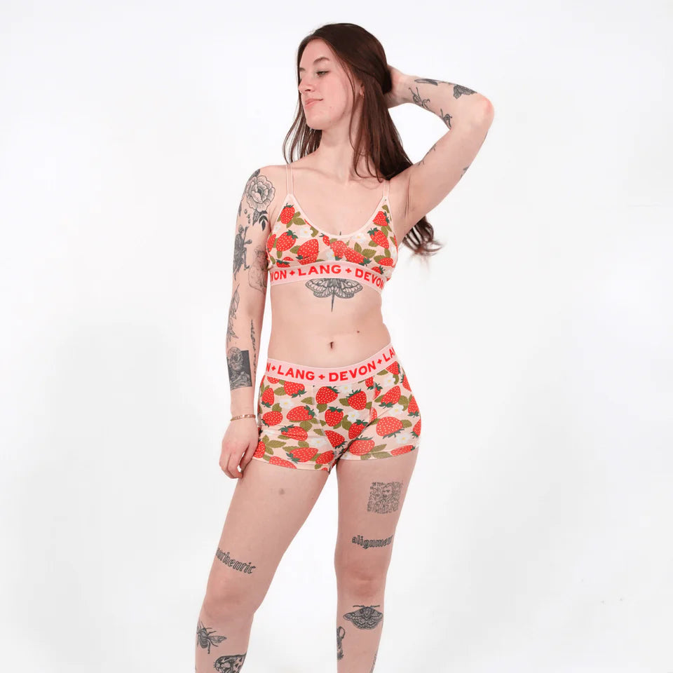 Bria Women's Boyshort - Wild Strawberry