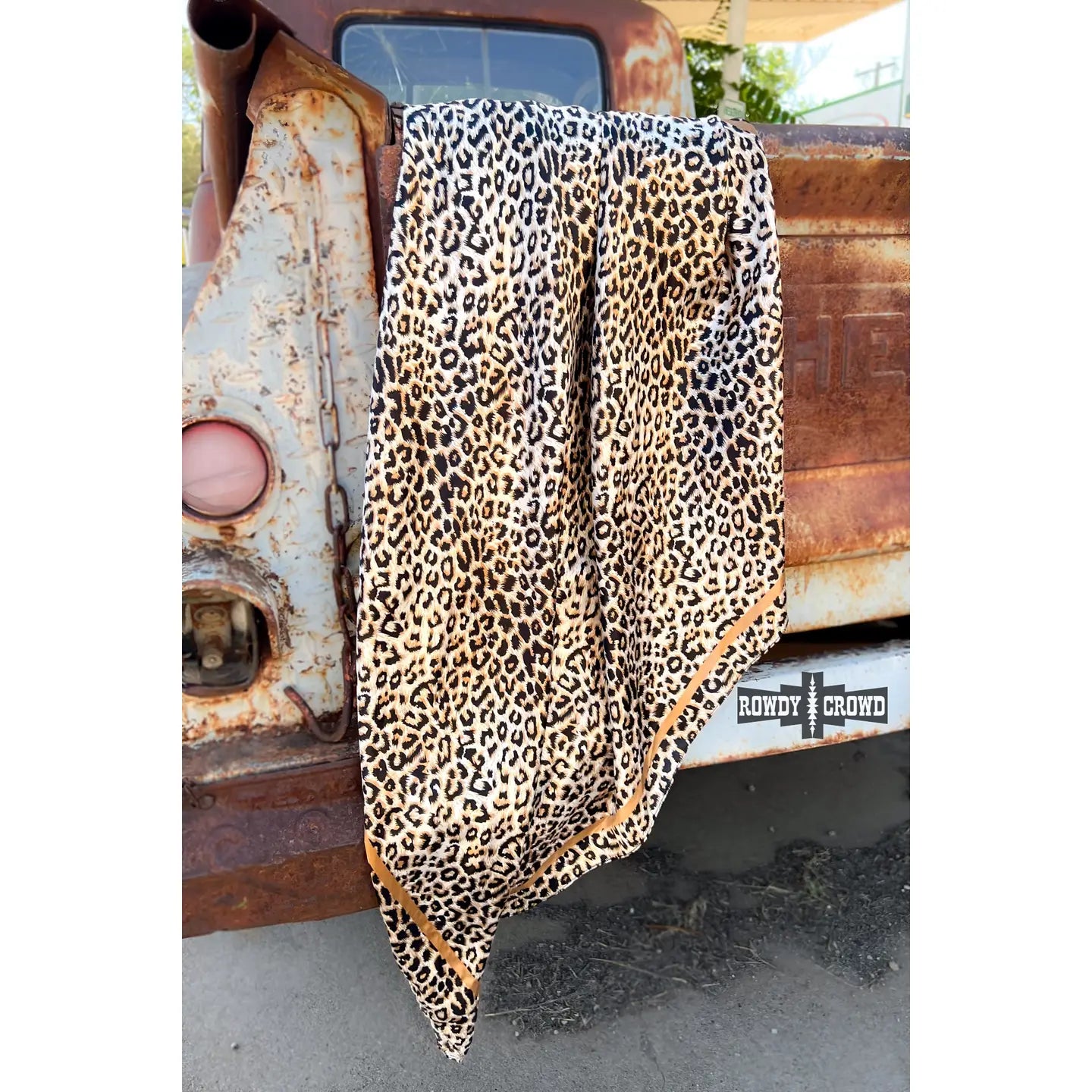 Liberty Leopard Wild Rag - 36x36
