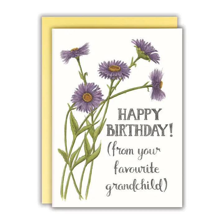 Happy Birthday From Your Favourite Grandchild Card