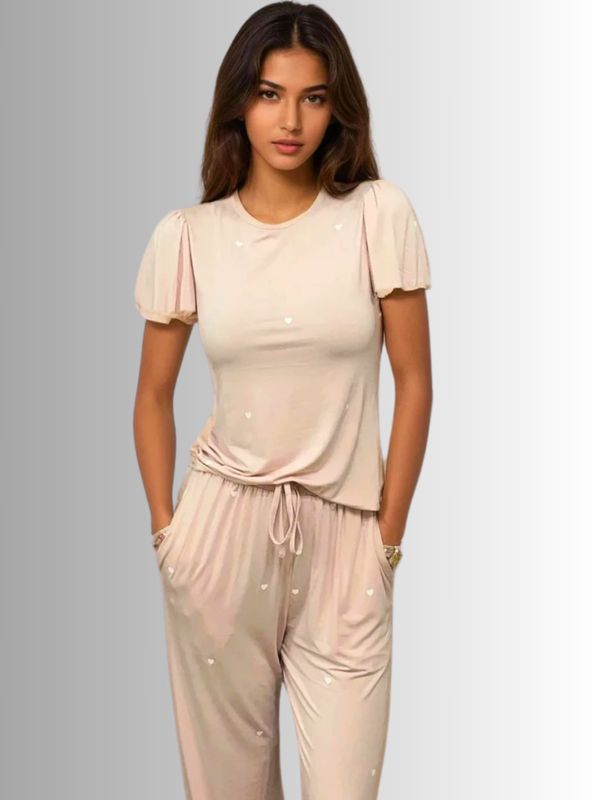 Heartfull Silky PJ’s Blush