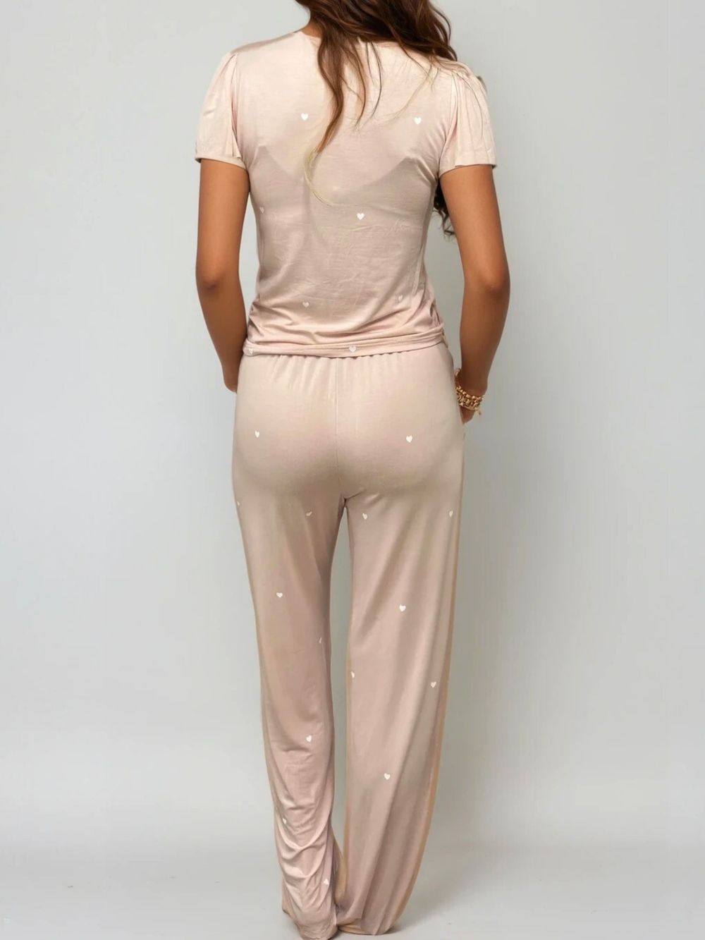 Heartfull Silky PJ’s Blush