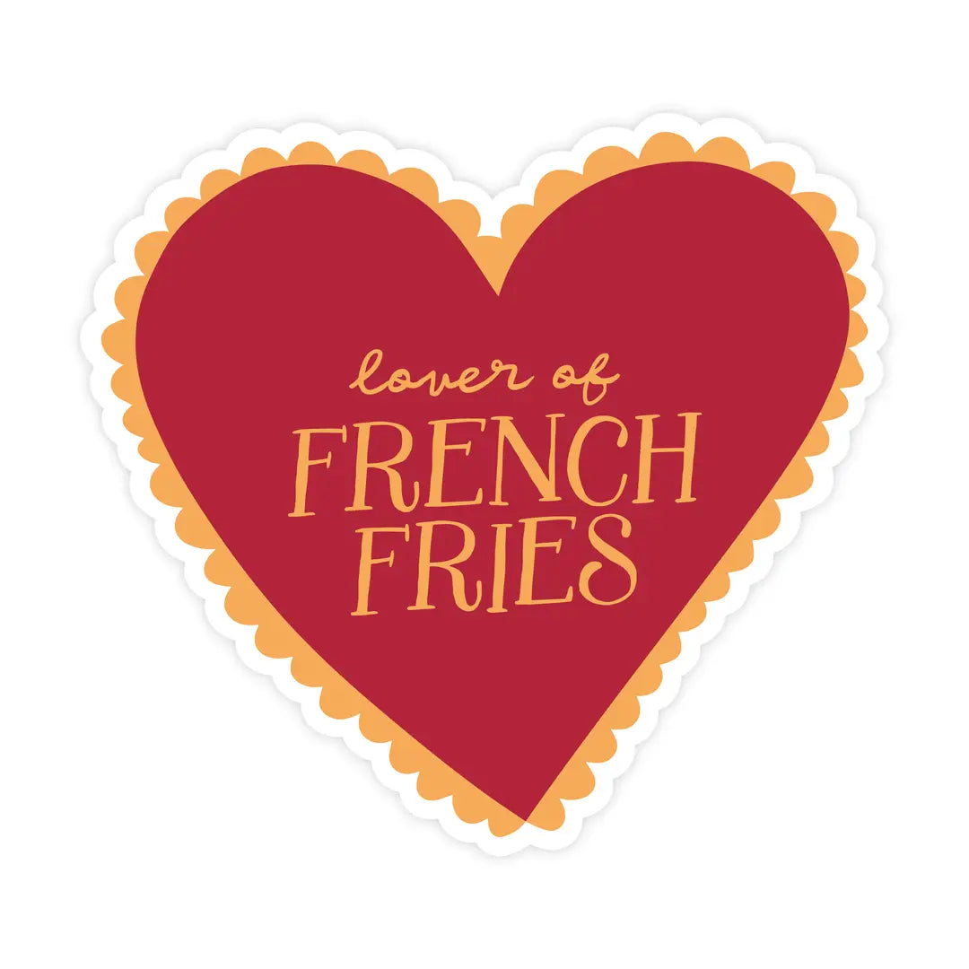 Lover of French Fries Sticker