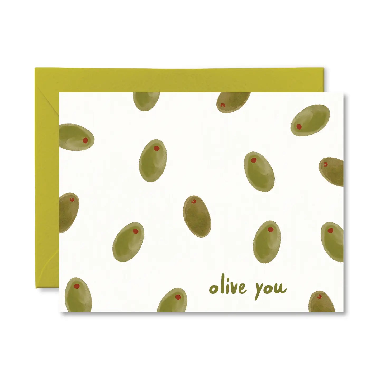 Olive You Valentine's Day Card