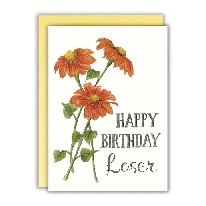 Happy Birthday Loser Card