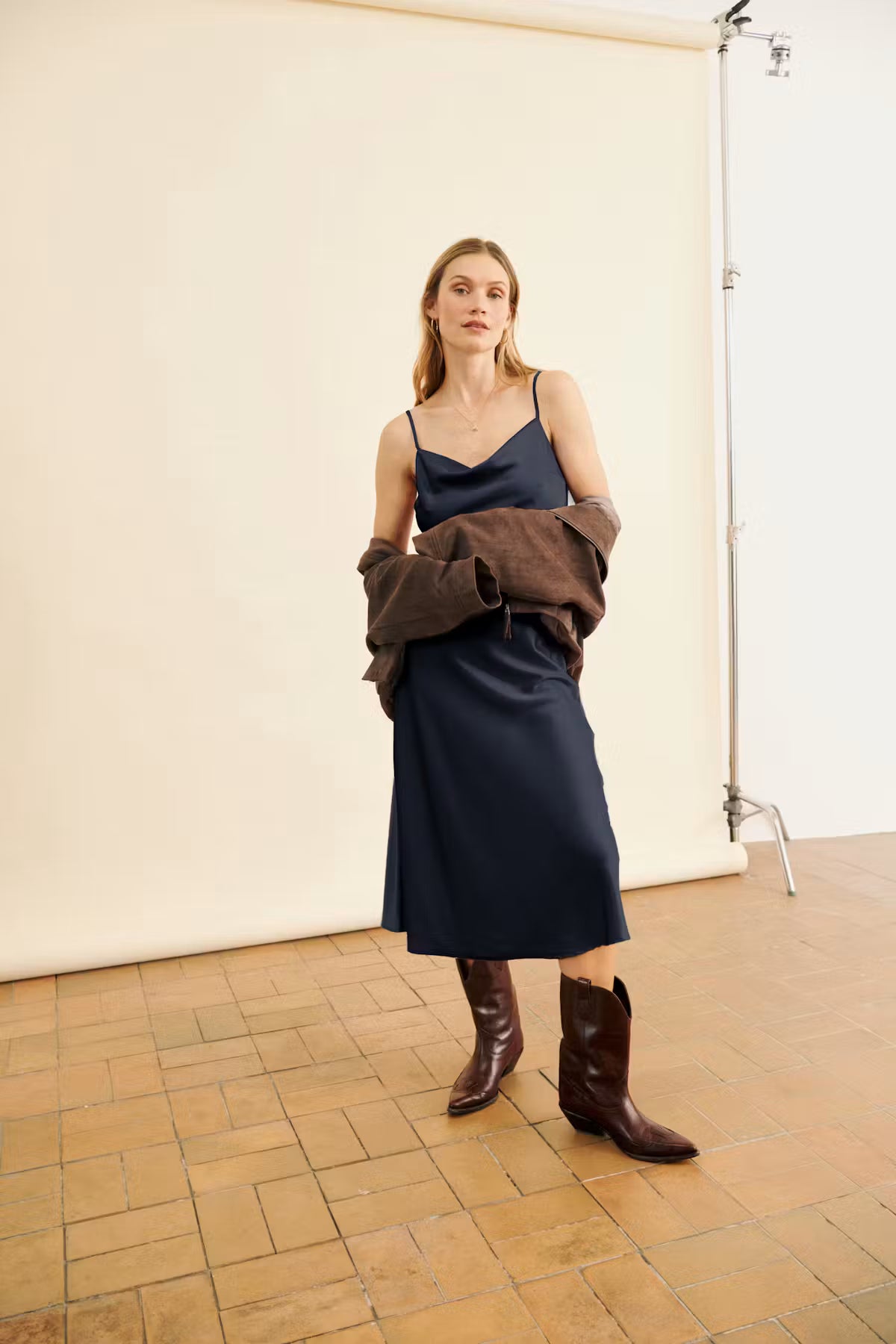 Lodisa Strap Dress - Night Sky