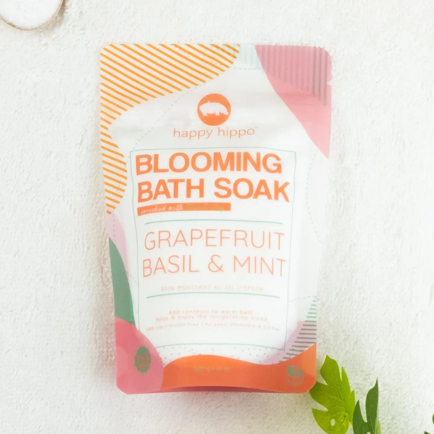 Grapefruit Basil & Mint - Blooming Bath Soak 200g