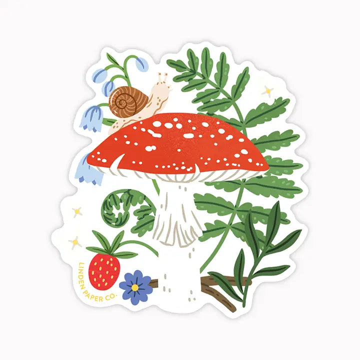 Mushroom Woods Sticker