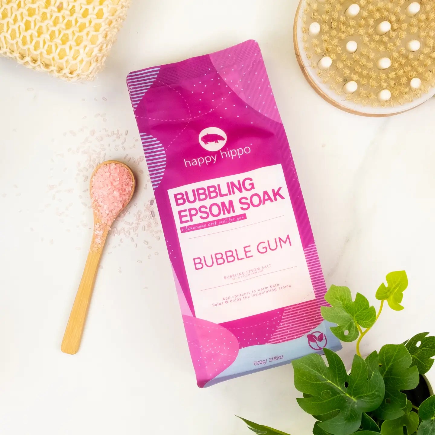 Bubble Gum - Bubbling Epsom Soak 600g