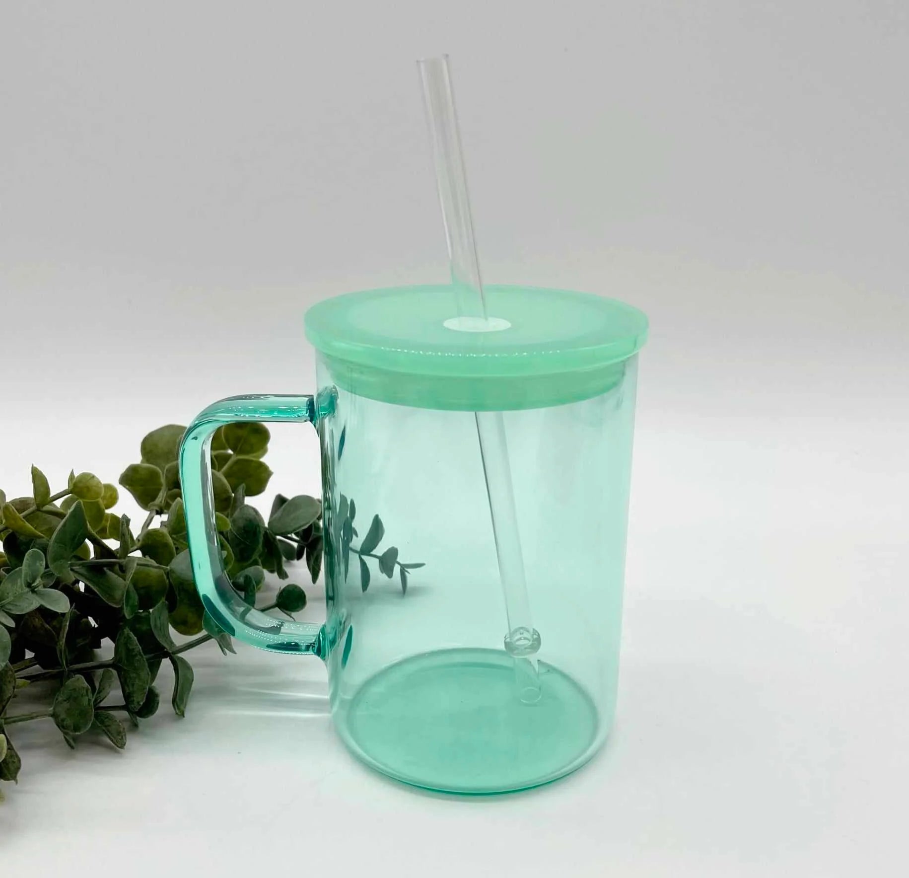 17oz Coloured Glass Mug