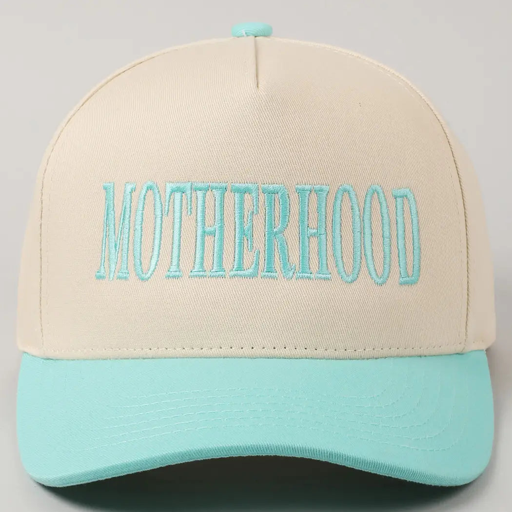 Motherhood Embroidered Two-Tone Trucker Hat