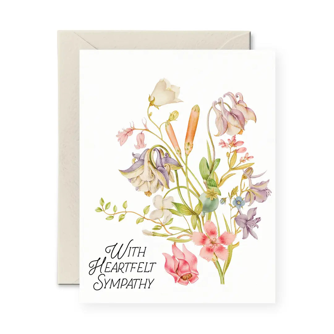 With Heartfelt Sympathy Card | Greeting Card