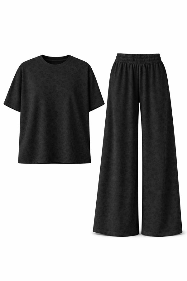 Vienne Printed Tee Black