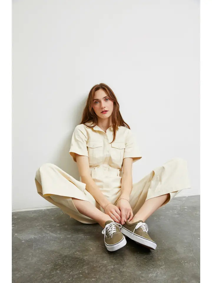 Utility-Inspired Done-in-One Jumpsuit