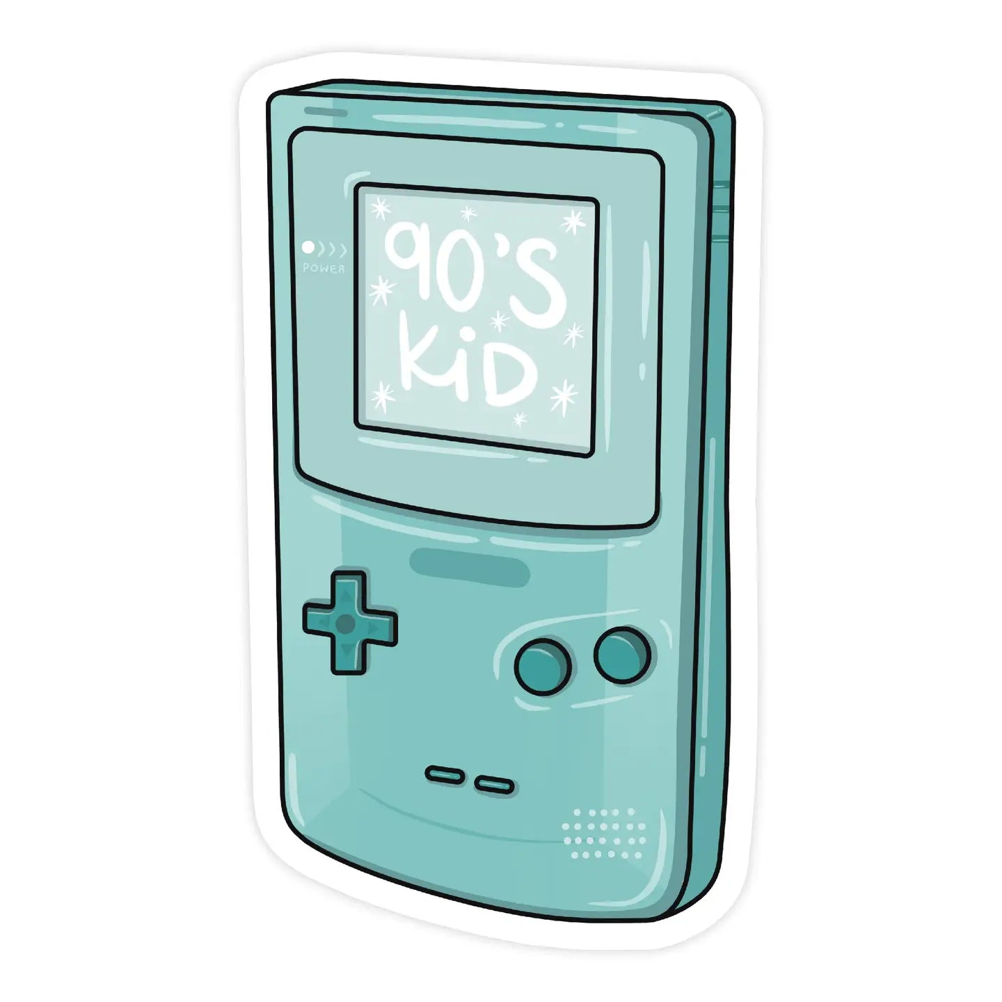 90s Kid Gameboy Pop Culture Sticker