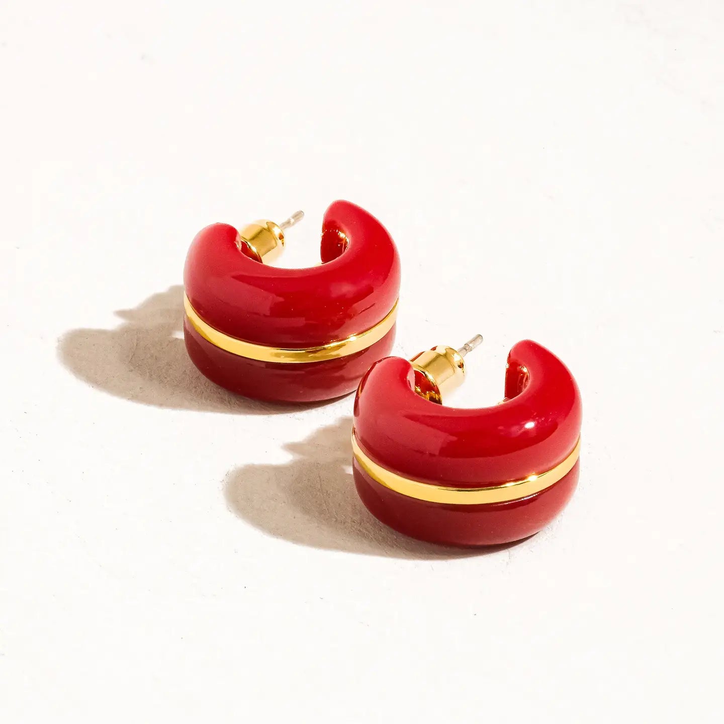 Arlo Small C Hoop Earring