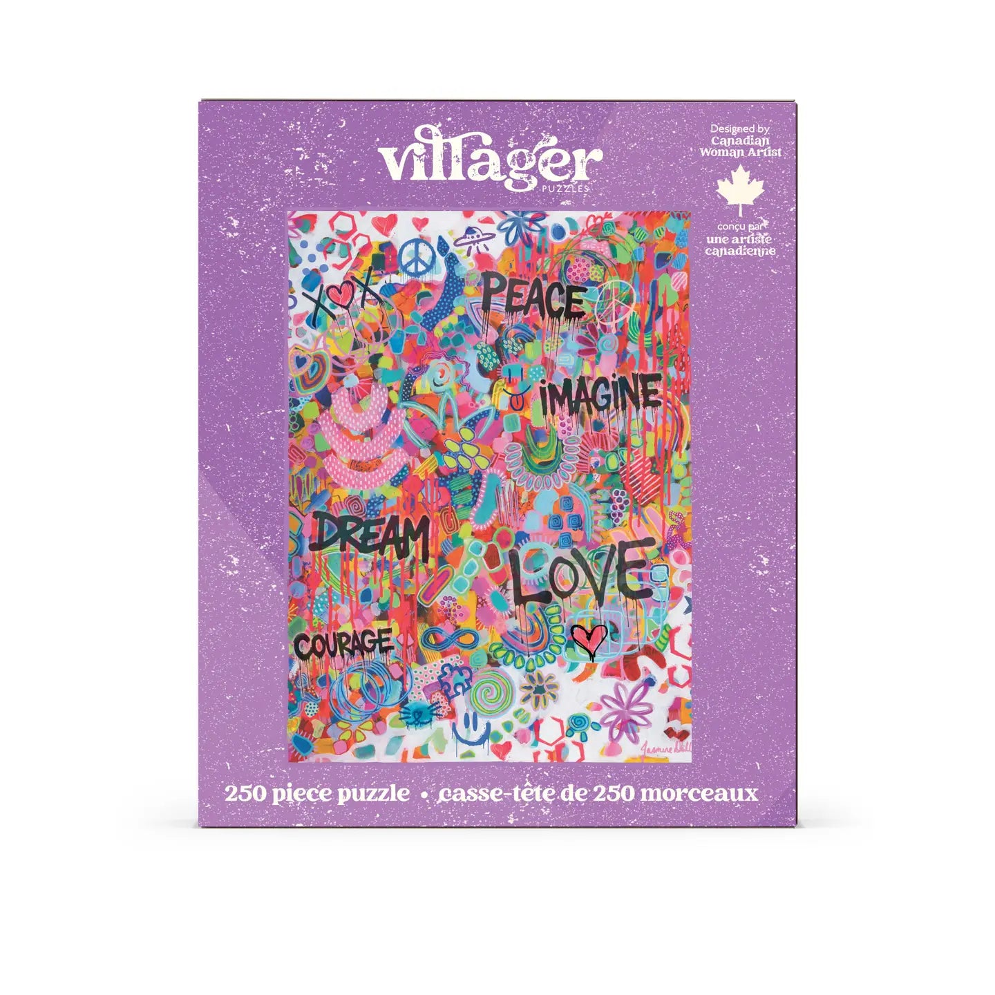 Pink Graffiti | 250-Piece Puzzle | Designed in Canada