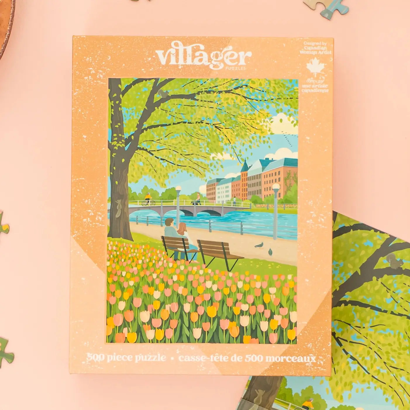 Tulip Season | 500-Piece Puzzle | Designed in Canada