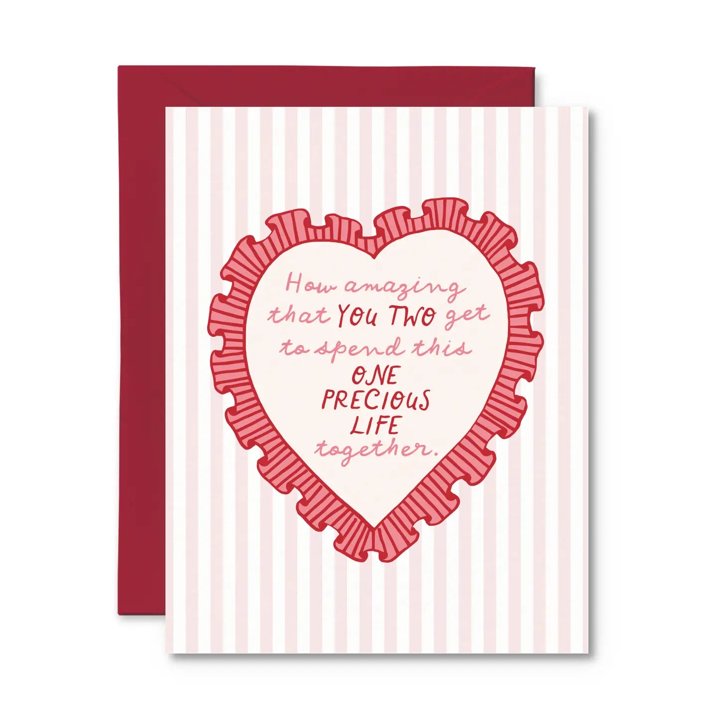 One Precious Life Together Wedding Card