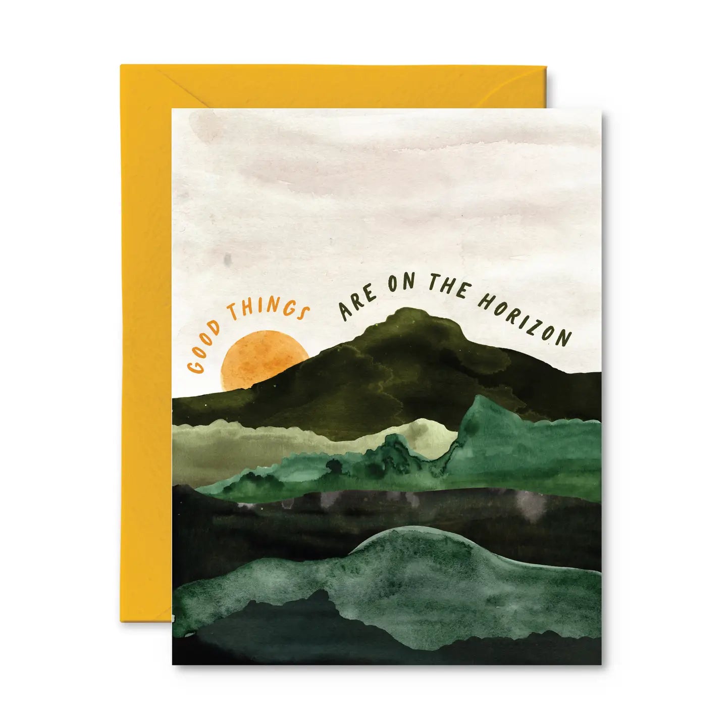 Good Things Are On the Horizon - Cute Thinking of You Card