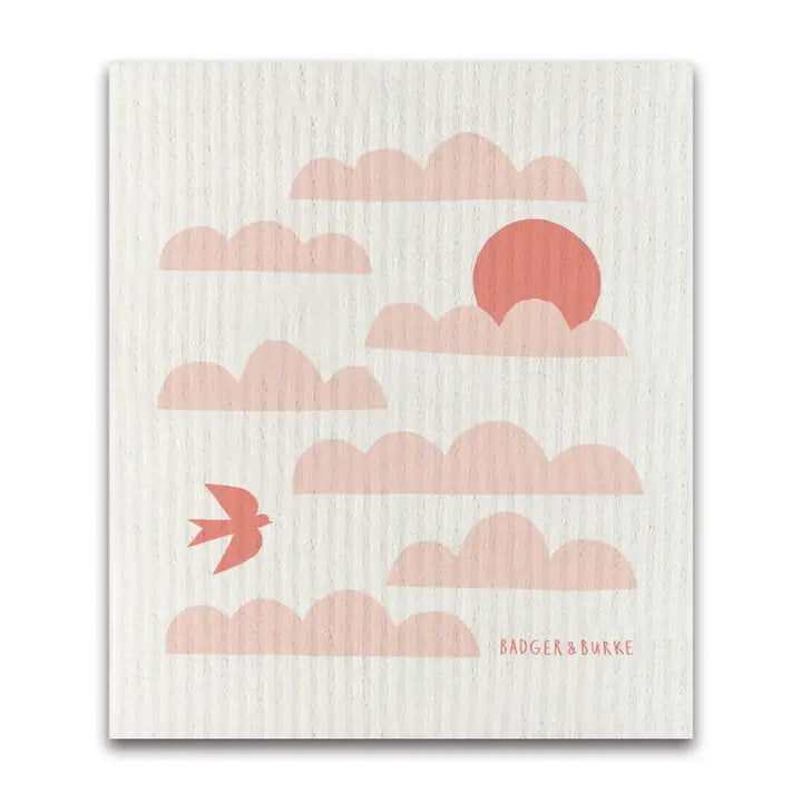 Cloudy Sky Sponge Cloth