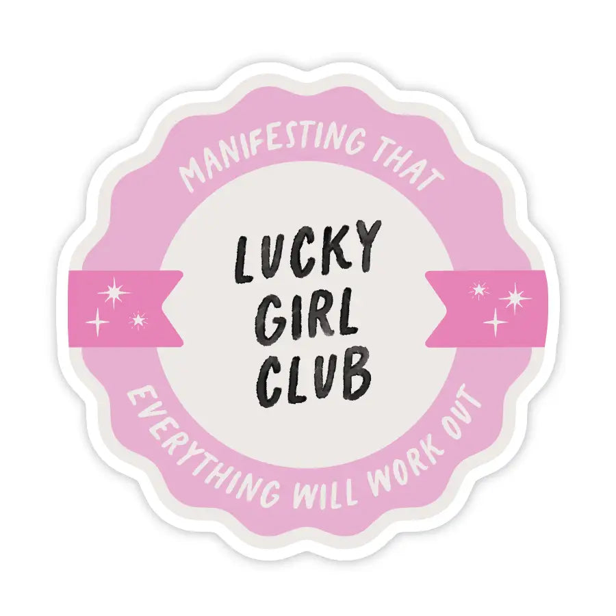 Lucky Girl Club Sticker