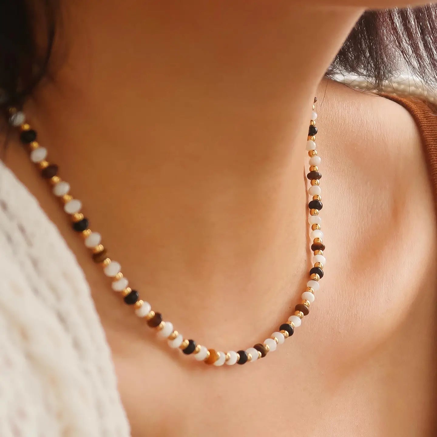 Arrow Boho Beaded Necklace