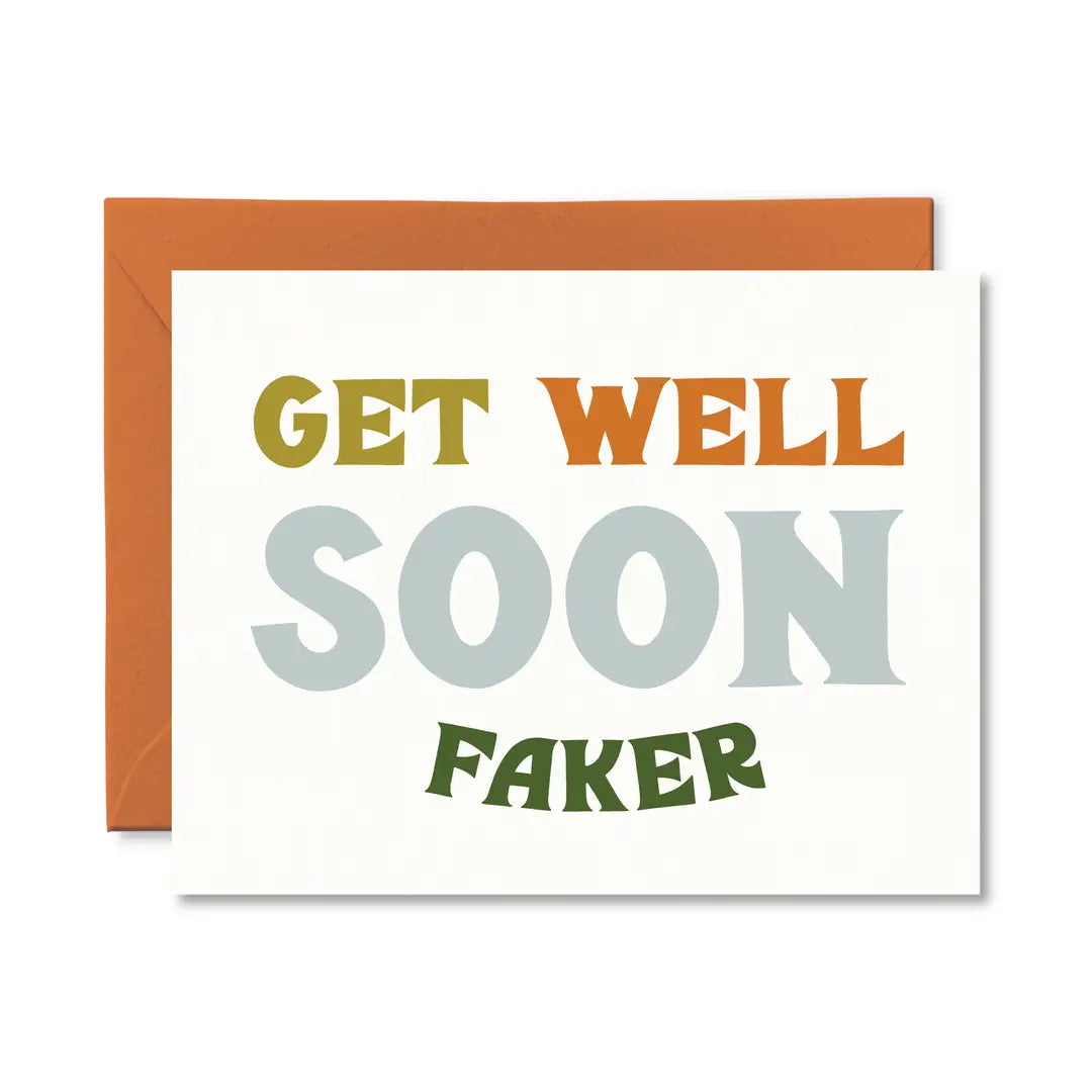 Get Well Soon Faker Card