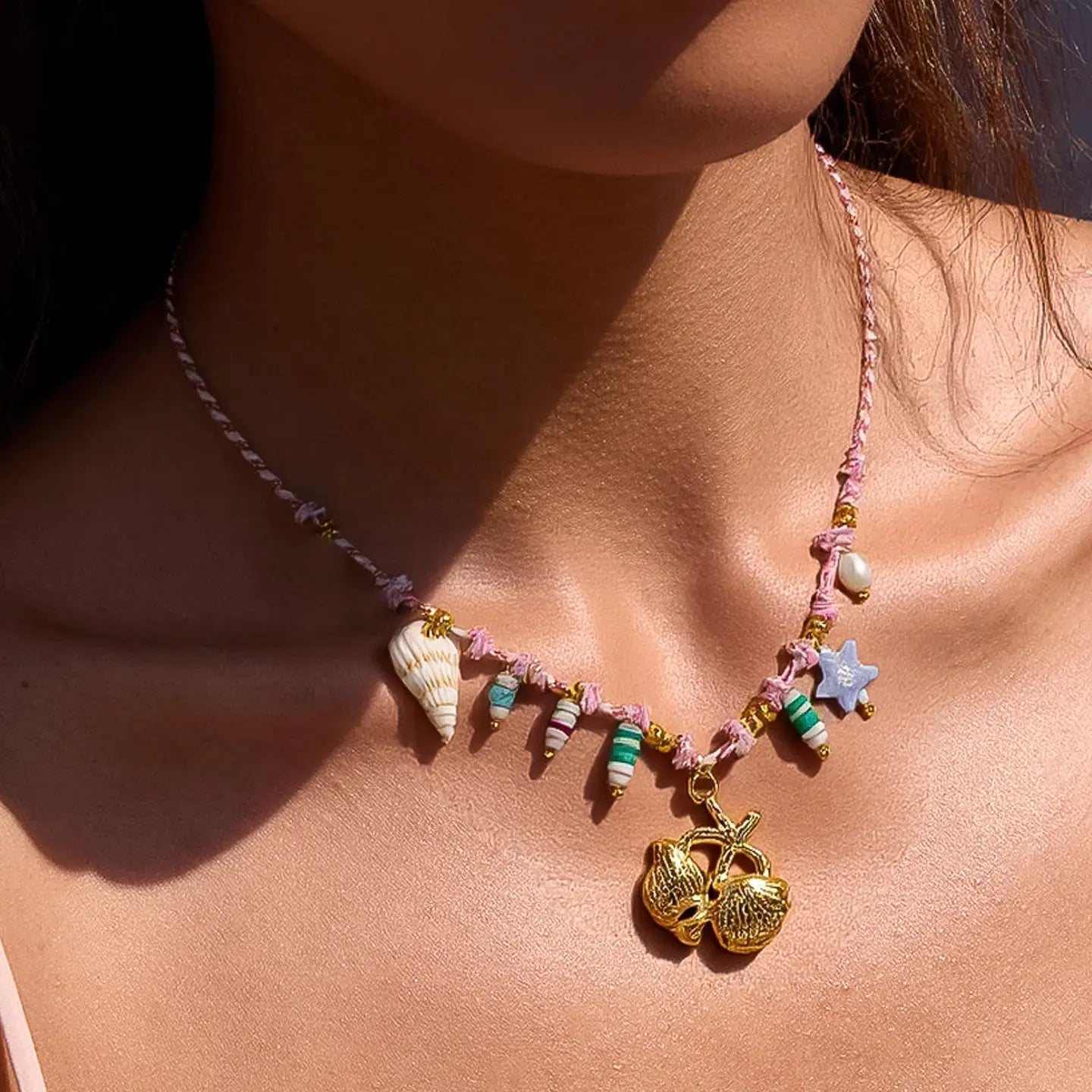 Masséna Summer Rope Charm Necklace