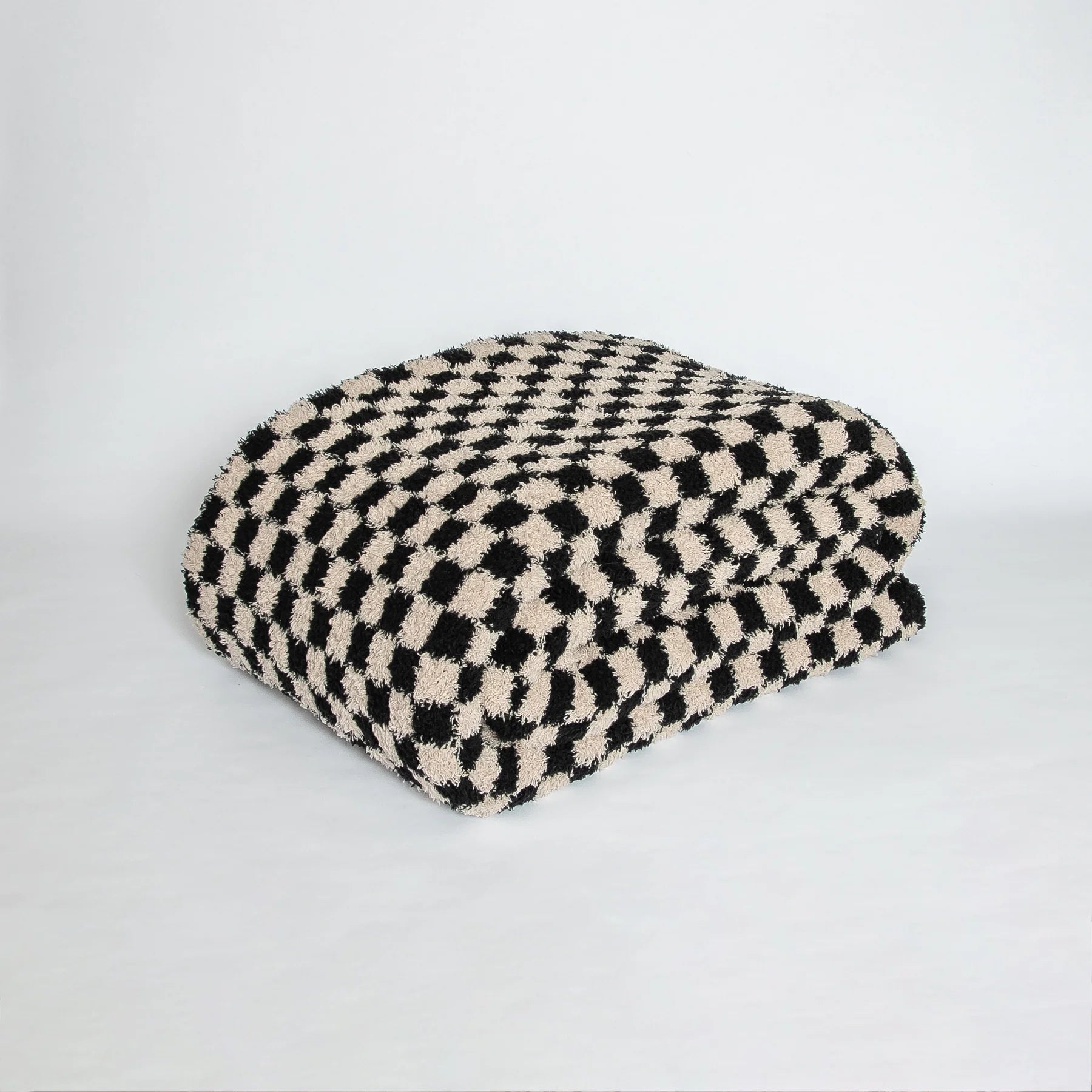 Tap Shoe & Rainy Day Check Print Extended Throw