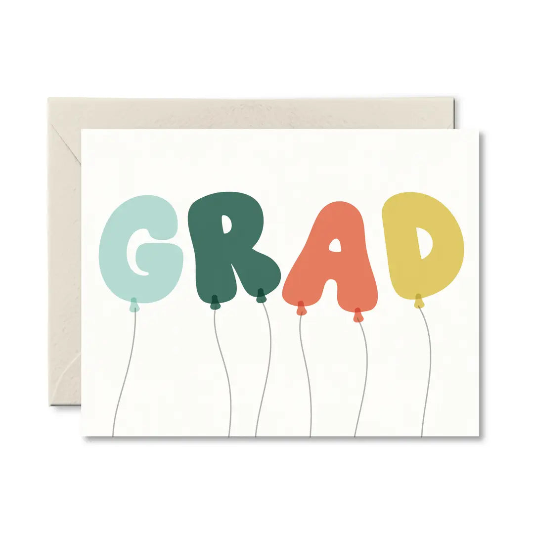 Grad Balloons Card
