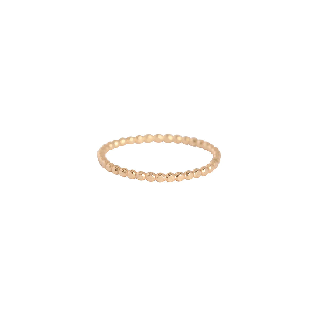 Bead Band Ring l Gold - Size 6