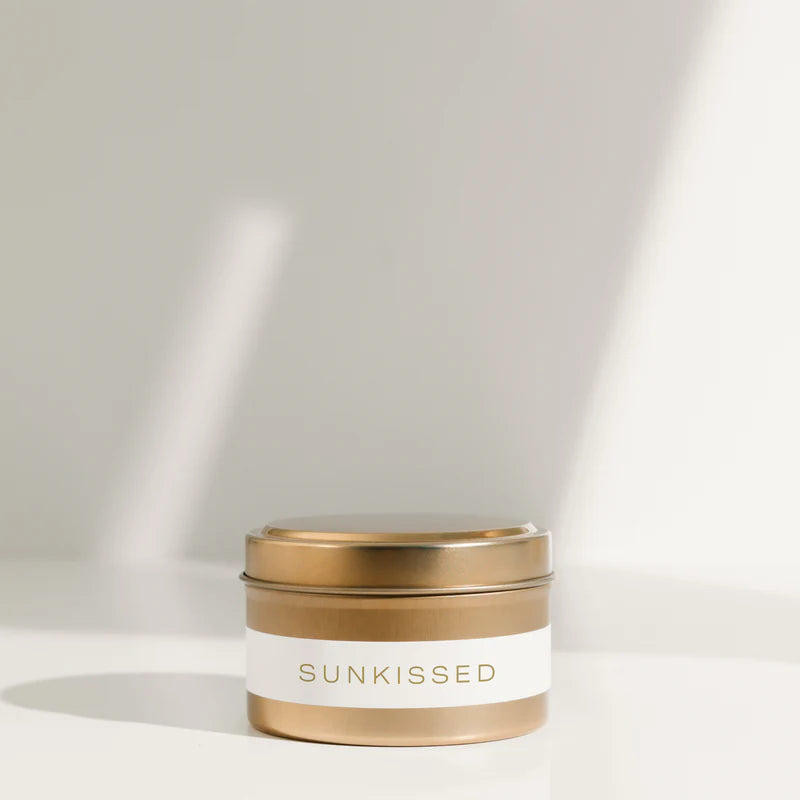 Sunkissed Gold Travel Tin Candle - The Weekender Collection