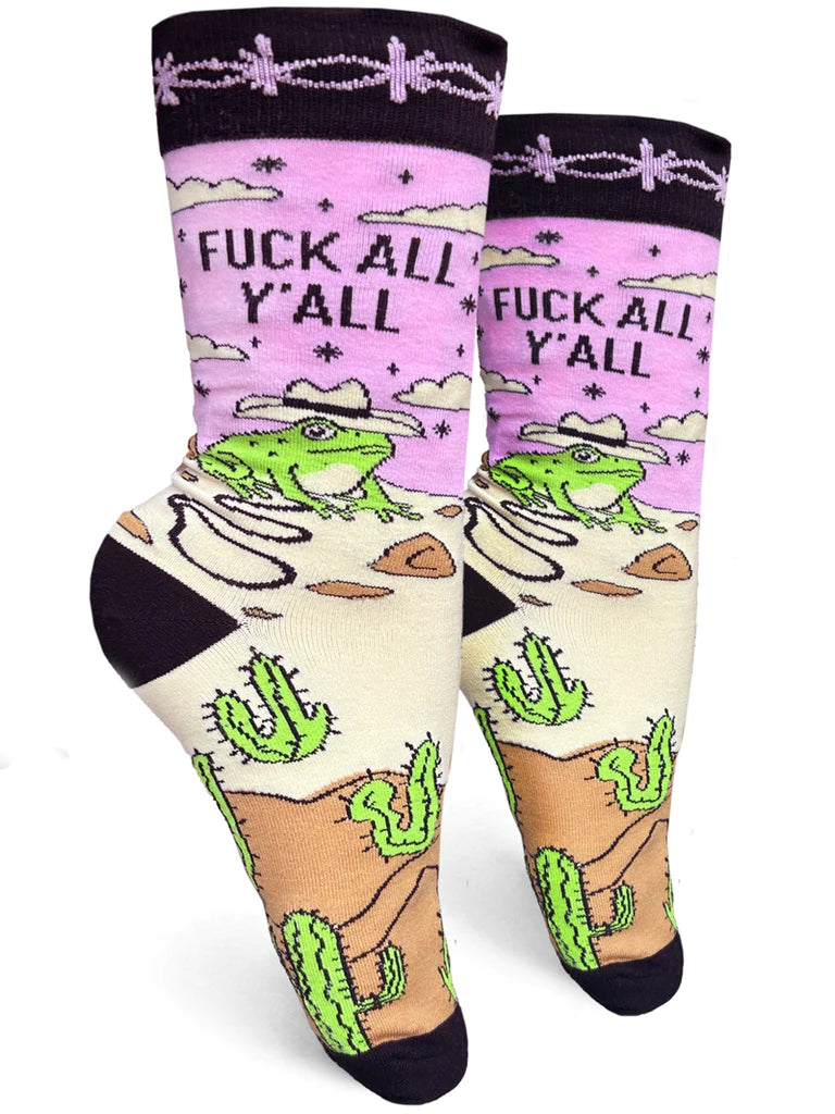 Fuck All Y'all | Women's Crew Socks