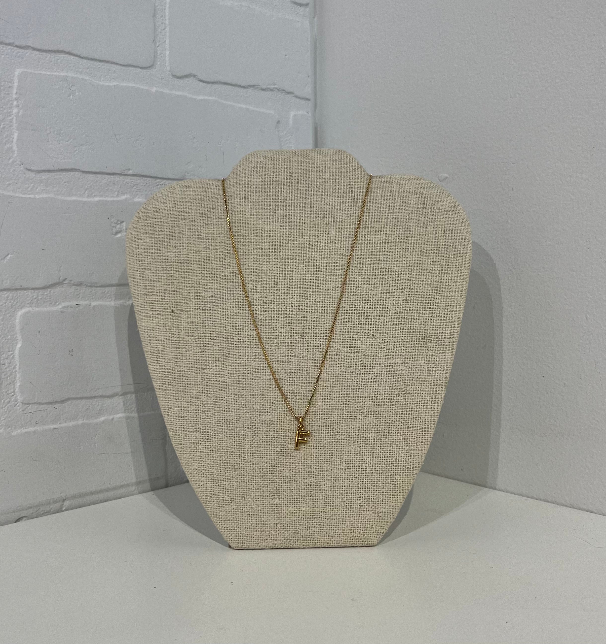 Gold Letter Necklace