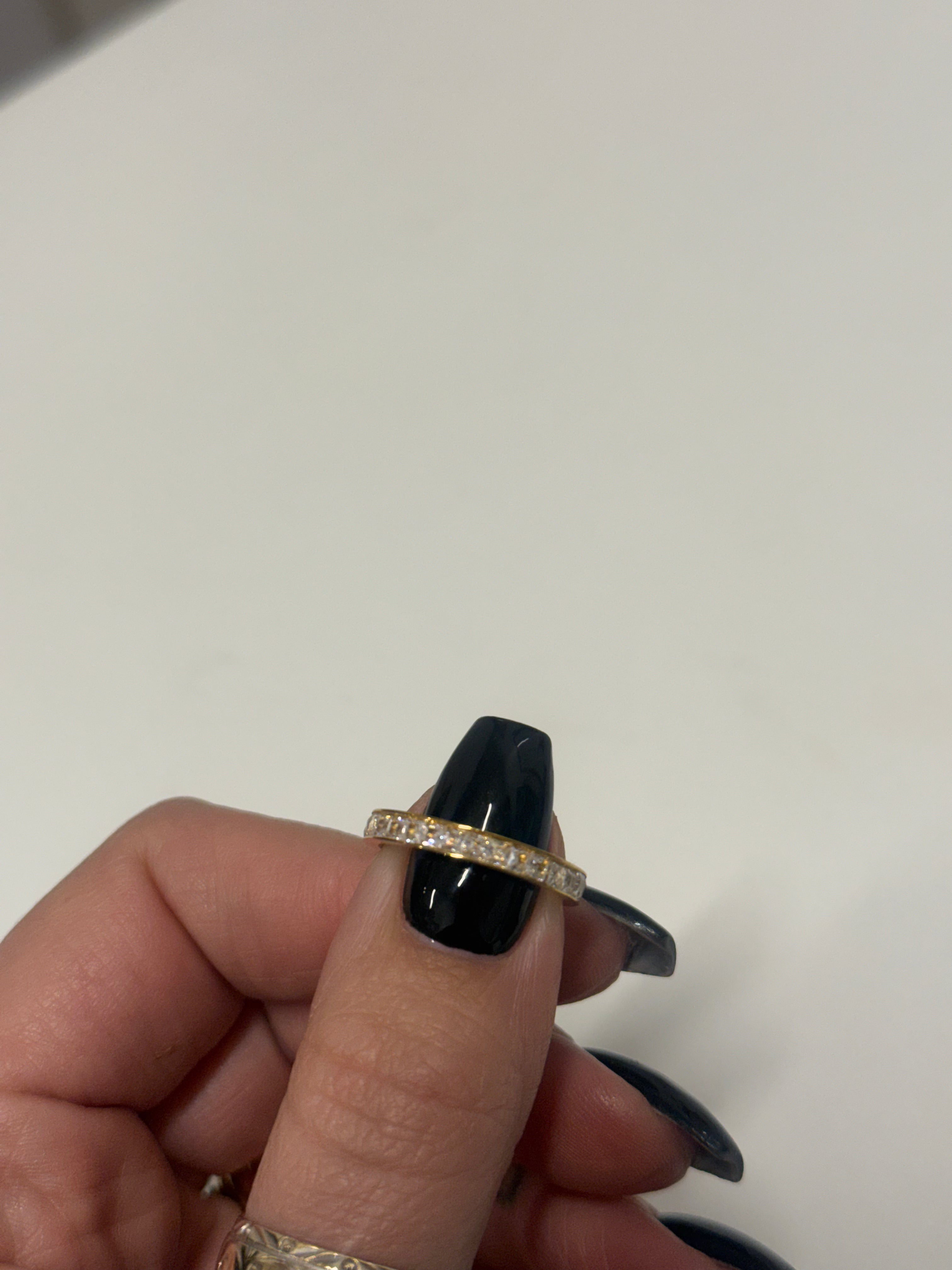CZ Gold Plated Ring -7