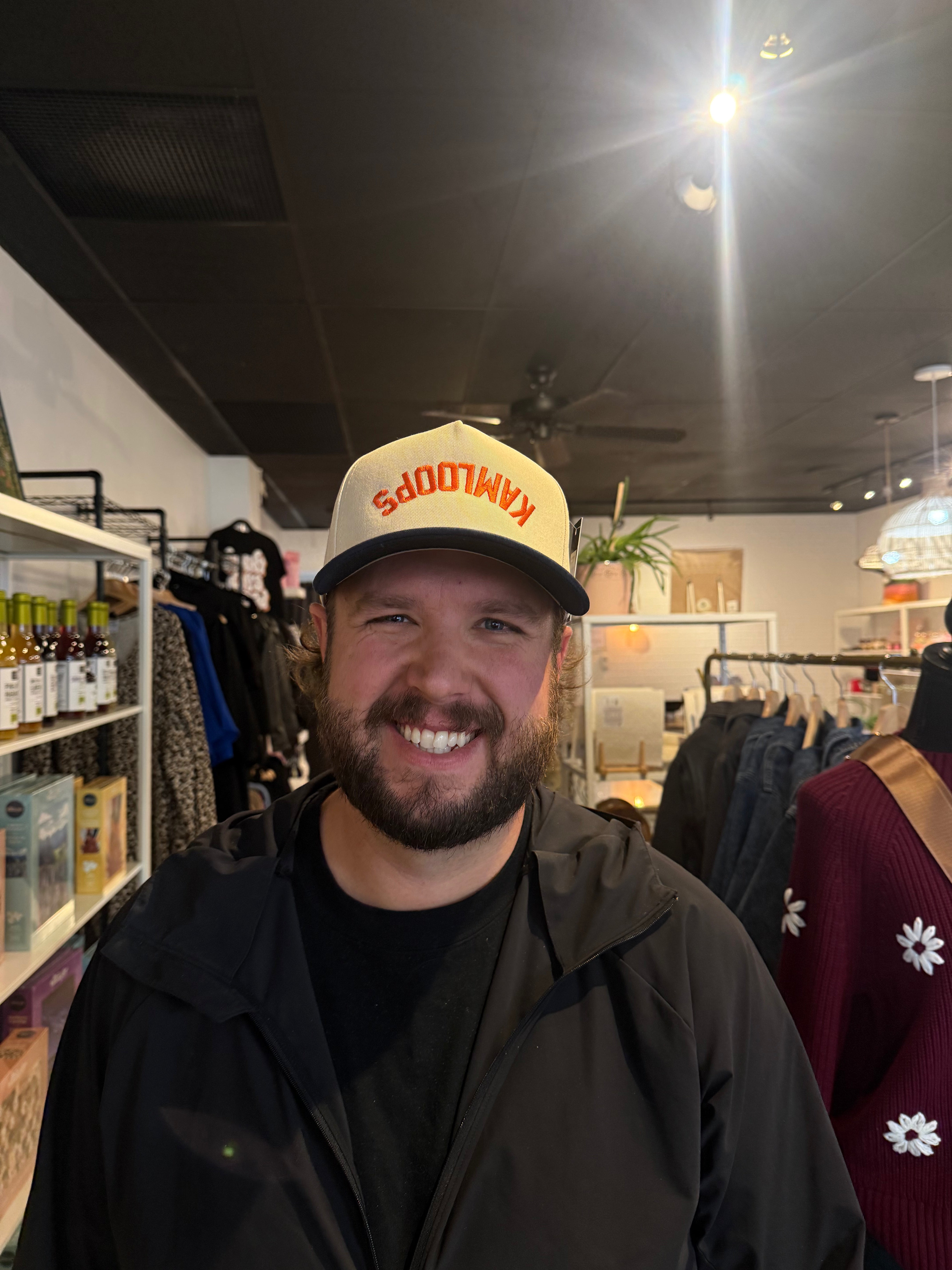 Upside Down Kamloops Trucker Hat