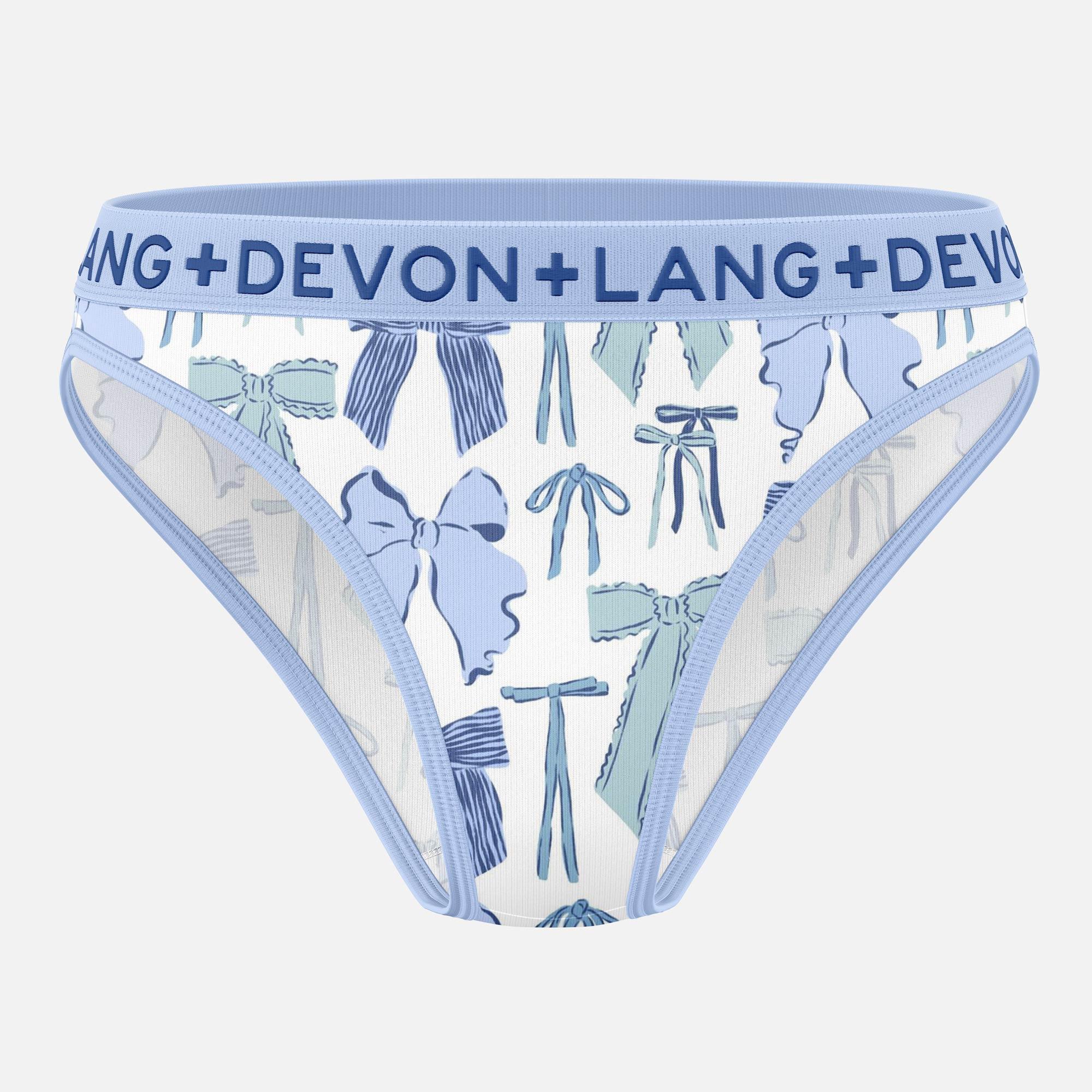 Katrina French Bikini - Blue Bows