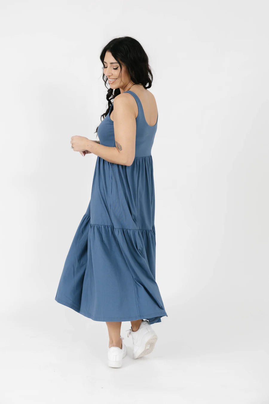 Lake Maxi Dress in Blue