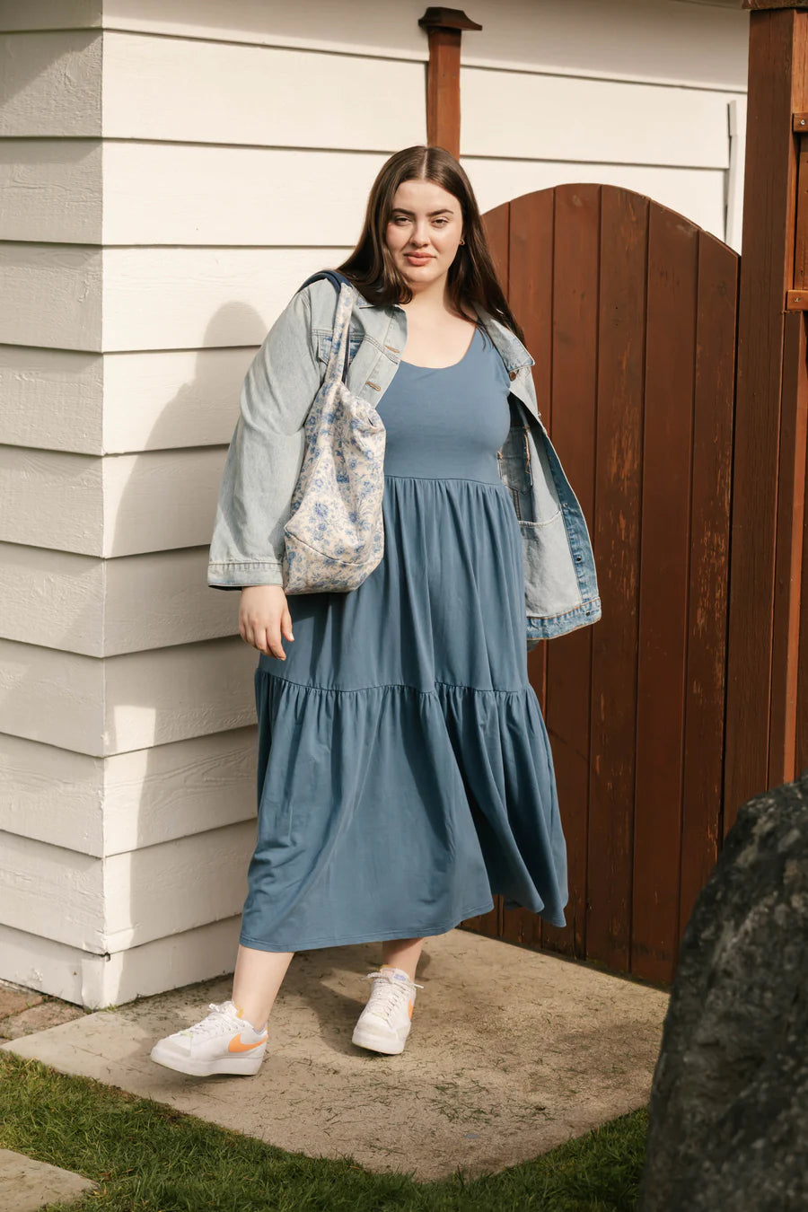 Lake Maxi Dress in Blue