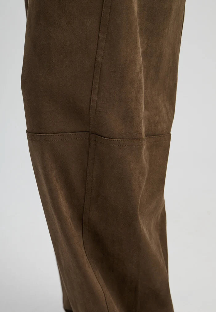 Alva Mid Waist Pant - Beech Green