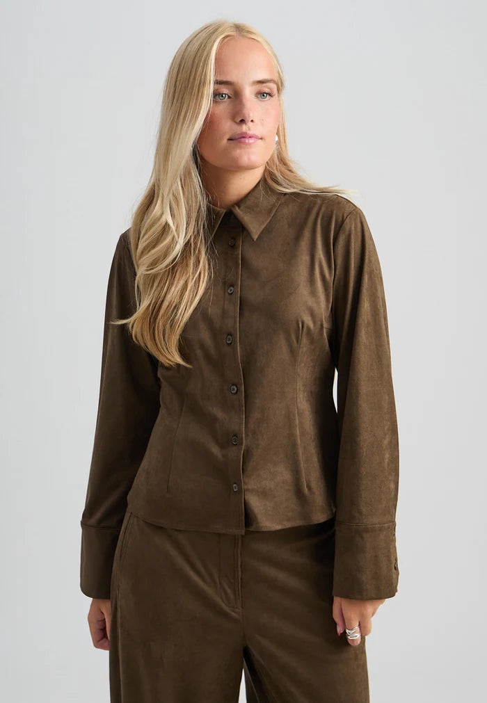 Alva Shirt - Beech Green