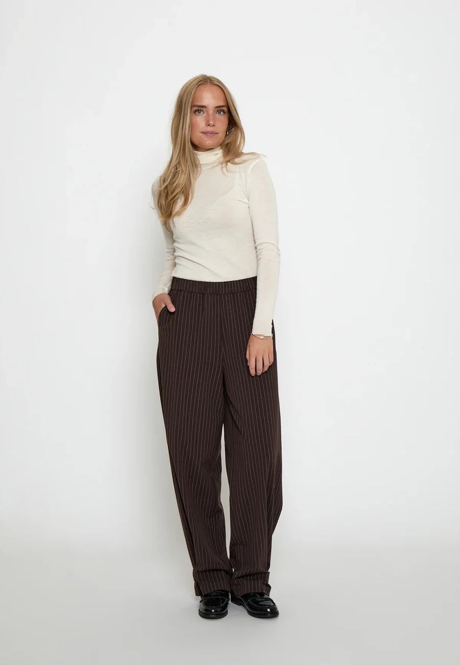 Filippa Ankle Strap Trouser - Tiramisu