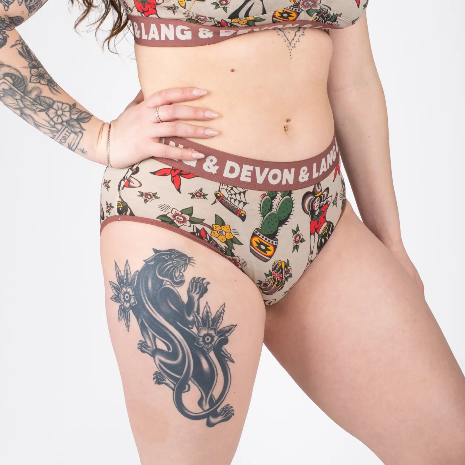 Katrina French Bikini - Vintage Outlaw